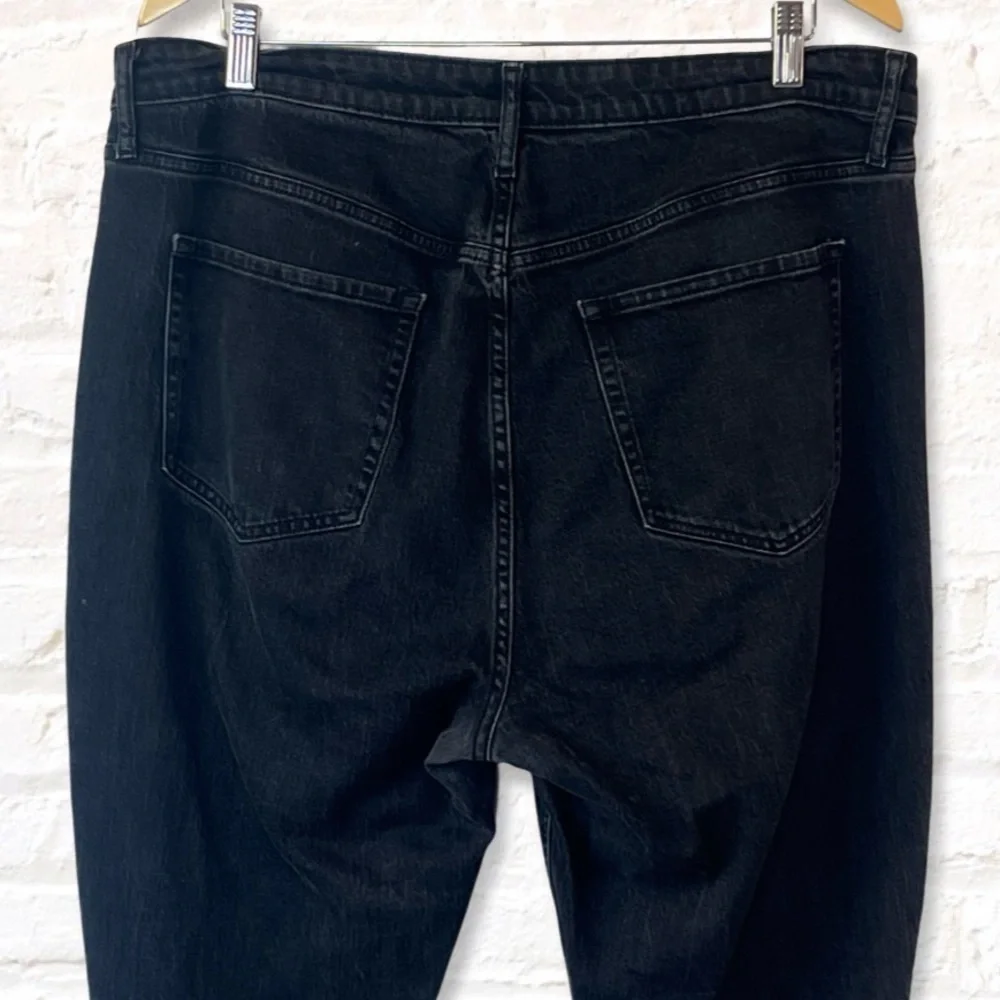 Old Navy Ultra High Rise Kicker Bootcut Faded Black Size 16